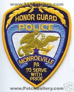 Monroeville Police Honor Guard (Pennsylvania)
Thanks to apdsgt for this scan.
Keywords: pa