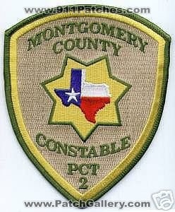 Montgomery County Constable Precinct 2 (Texas)
Thanks to apdsgt for this scan.
Keywords: pct