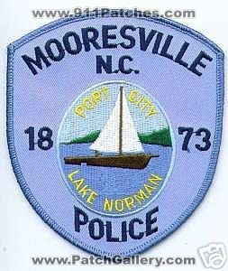 Mooresville Police (North Carolina)
Thanks to apdsgt for this scan.
Keywords: n.c.