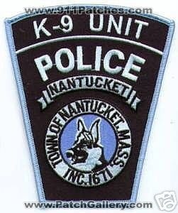 Nantucket Police K-9 Unit (Massachusetts)
Thanks to apdsgt for this scan.
Keywords: k9 town of mass.