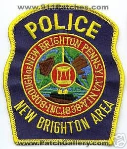 New Brighton Area Police (Pennsylvania)
Thanks to apdsgt for this scan.
Keywords: borough of