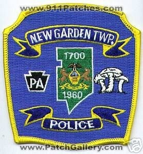 New Garden Township Police (Pennsylvania)
Thanks to apdsgt for this scan.
Keywords: twp. pa