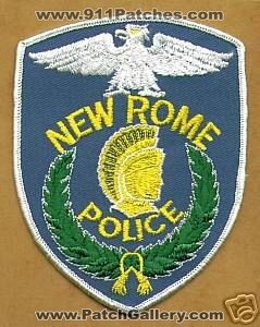New Rome Police (Ohio)
Thanks to apdsgt for this scan.
