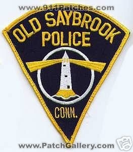 Old Saybrook Police (Connecticut)
Thanks to apdsgt for this scan.
Keywords: conn.