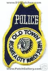 Old Town Police (Maine)
Thanks to apdsgt for this scan.
