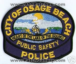 Osage Beach Police (Missouri)
Thanks to apdsgt for this scan.
Keywords: city of public safety dps