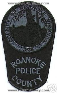 Roanoke County Police (Virginia)
Thanks to apdsgt for this scan.
Keywords: of