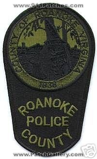 Roanoke County Police (Virginia)
Thanks to apdsgt for this scan.
Keywords: of
