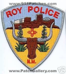 Roy Police (New Mexico)
Thanks to apdsgt for this scan.
Keywords: n.m.