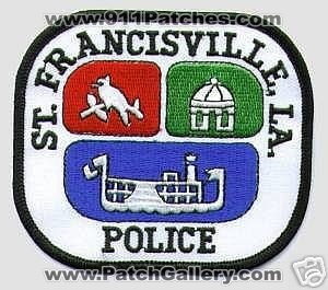 Saint Francisville Police (Louisiana)
Thanks to apdsgt for this scan.
Keywords: st. la.