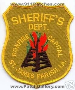 Saint James Parish Sheriff's Department (Louisiana)
Thanks to apdsgt for this scan.
Keywords: st. la. sheriff's dept.