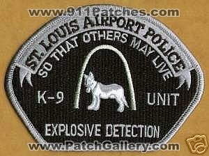 Saint Louis Airport Police K-9 Unit Explosive Detection (Missouri)
Thanks to apdsgt for this scan.
Keywords: st. k9