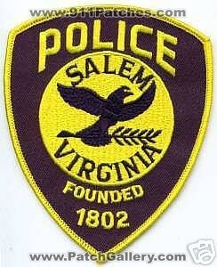 Salem Police (Virginia)
Thanks to apdsgt for this scan.

