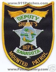Sarasota County Sheriff's Department Deputy Mounted Patrol (Florida)
Thanks to apdsgt for this scan.
Keywords: sheriffs dept.