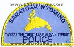 Saratoga Police (Wyoming)
Thanks to apdsgt for this scan.
