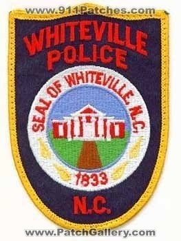 Whiteville Police (North Carolina)
Thanks to apdsgt for this scan.
