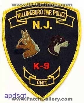 Willingboro Township Police K-9 Unit (New Jersey)
Thanks to apdsgt for this scan.
Keywords: twp. n.j. k9