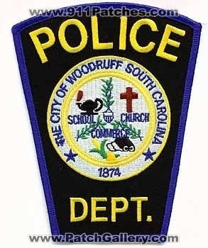 Woodruff Police Department (South Carolina)
Thanks to apdsgt for this scan.
Keywords: dept. the city of