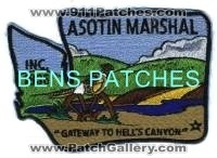 Asotin Marshal (Washington)
Thanks to BensPatchCollection.com for this scan.
