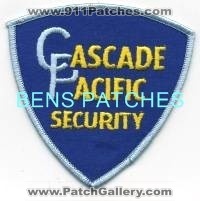 Cascade Pacific Security (Washington)
Thanks to BensPatchCollection.com for this scan.
