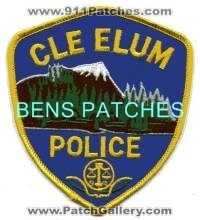 Cle Elum Police (Washington)
Thanks to BensPatchCollection.com for this scan.
Keywords: cleelum