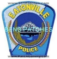 Eatonville Police (Washington)
Thanks to BensPatchCollection.com for this scan.
Keywords: wa.