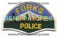 Forks Police (Washington)
Thanks to BensPatchCollection.com for this scan.
