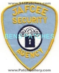 Jafcee Security Agency (Washington)
Thanks to BensPatchCollection.com for this scan.
