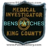 King County Sheriff Medical Investigator (Washington)
Thanks to BensPatchCollection.com for this scan.

