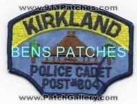 Kirkland Police Cadet Post #804 (Washington)
Thanks to BensPatchCollection.com for this scan.
