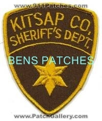 Kitsap County Sheriff's Department (Washington)
Thanks to BensPatchCollection.com for this scan.
Keywords: sheriffs dept.