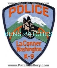 LaConner Police K-9 (Washington)
Thanks to BensPatchCollection.com for this scan.
Keywords: k9