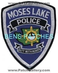 Moses Lake Police (Washington)
Thanks to BensPatchCollection.com for this scan.
