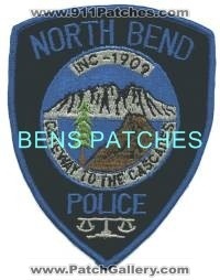 North Bend Police (Washington)
Thanks to BensPatchCollection.com for this scan.
