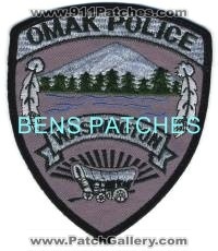 Omak Police (Washington)
Thanks to BensPatchCollection.com for this scan.
