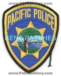 Pacific Police (Washington)
Thanks to BensPatchCollection.com for this scan.
