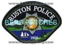 Ruston Police (Washington)
Thanks to BensPatchCollection.com for this scan.
