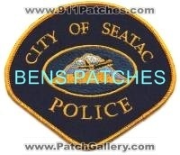 Seatac Police (Washington)
Thanks to BensPatchCollection.com for this scan.
Keywords: city of