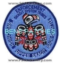 Skagit System Tribes Enforcement (Washington)
Thanks to BensPatchCollection.com for this scan.
Keywords: upper skagit sauk-suiattle swinomish