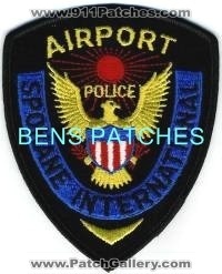 Spokane International Airport Police (Washington)
Thanks to BensPatchCollection.com for this scan.
