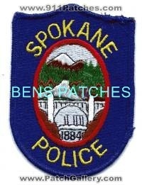 Spokane Police (Washington)
Thanks to BensPatchCollection.com for this scan.
