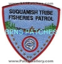 Suquamish Tribe Fisheries Patrol (Washington)
Thanks to BensPatchCollection.com for this scan.
