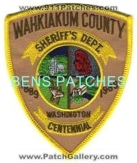 Wahkiakum County Sheriff's Department Centennial (Washington)
Thanks to BensPatchCollection.com for this scan.
Keywords: sheriffs dept.