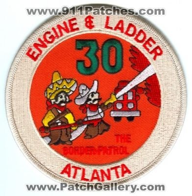 Atlanta Fire Engine And Ladder 30 Patch (Georgia)
[b]Scan From: Our Collection[/b]
Keywords: &