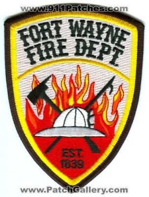 Fort Wayne Fire Department Patch (Indiana)
Scan By: PatchGallery.com
Keywords: dept. fwfd