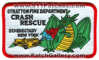 Stratton Fire Department Crash Rescue Patch (New York)
Scan By: PatchGallery.com
Keywords: dept. cfr arff aircraft airport firefighter firefighting schenectady