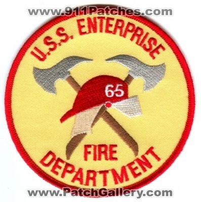 USS Enterprise CVN-65 Aircraft Carrier Fire Department (Virginia)
Scan By: PatchGallery.com
Keywords: dept. u.s.s. usn navy military