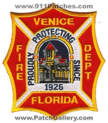 Venice Fire Department Patch (Florida)
Scan By: PatchGallery.com
Keywords: dept.
