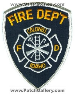 Caldwell Fire Department Patch (Idaho)
Scan By: PatchGallery.com
Keywords: dep't dept fd