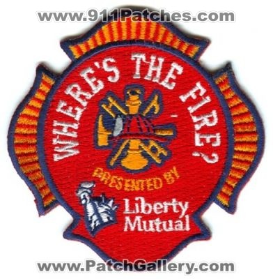 Disney World Epcot Where's The Fire? Patch (Florida)
[b]Scan From: Our Collection[/b]
Keywords: wheres presented by liberty mutual